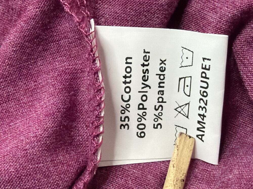 Cold Shoulder Long Sleeve Knit Top in Raspberry - Picture 7 of 7
